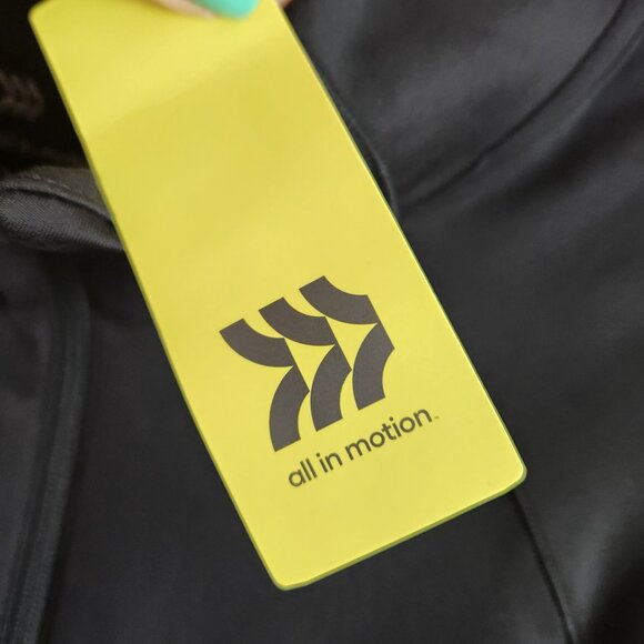 All In Motion Womens Jacket 1/2 Zip Pullover Long Sleeve Top 4X Black NWT - Picture 4 of 11